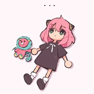 😐-Spy x Family, Telegram Sticker