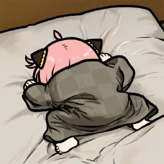 😴-Spy x Family, Telegram Sticker