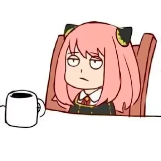 😐-Spy x Family, Telegram Sticker