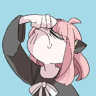 🤦‍♀️-Spy x Family, Telegram Sticker