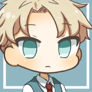 😐-Spy x Family, Telegram Sticker