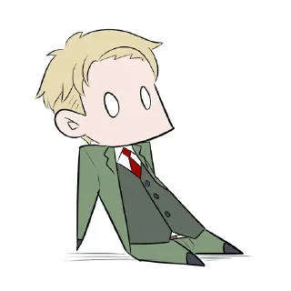😶-Spy x Family, Telegram Sticker
