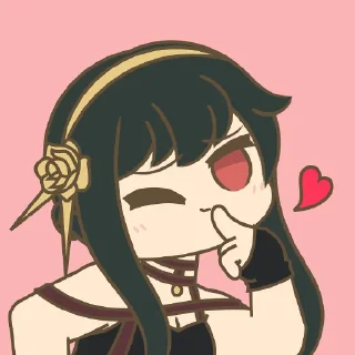 😉-Spy x Family, Telegram Sticker