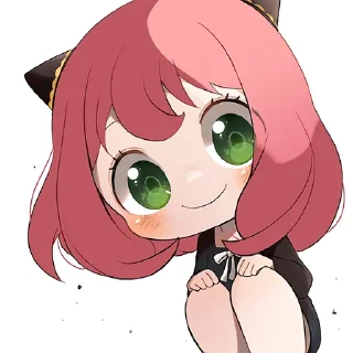 🙂-Spy x Family, Telegram Sticker