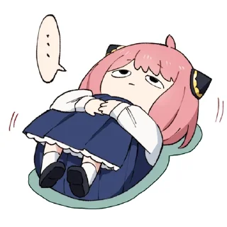 😐-Spy x Family, Telegram Sticker
