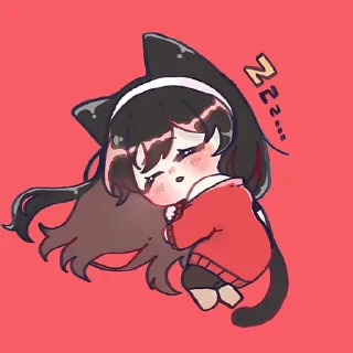 😴-Spy x Family, Telegram Sticker