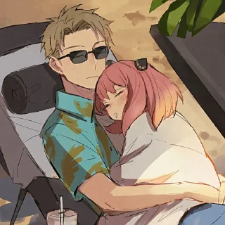 ❤️-Spy x Family, Telegram Sticker