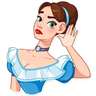 🤨-Girls Stickers, Telegram Sticker