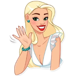 👋-Girls Stickers, Telegram Sticker