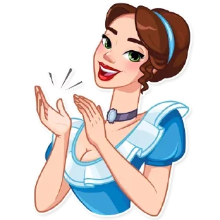 👏-Girls Stickers, Telegram Sticker