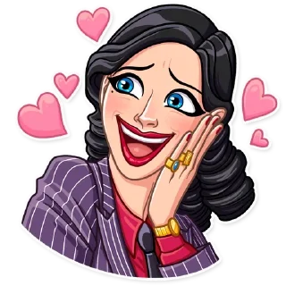 😍-Girls Stickers, Telegram Sticker