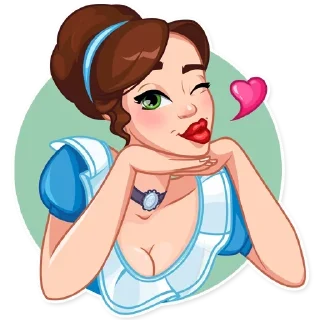 😘-Girls Stickers, Telegram Sticker