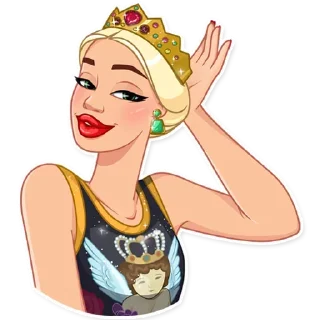 👸-Girls Stickers, Telegram Sticker