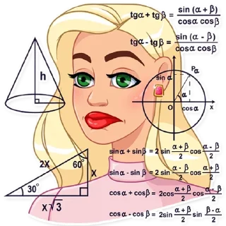 😐-Girls Stickers, Telegram Sticker