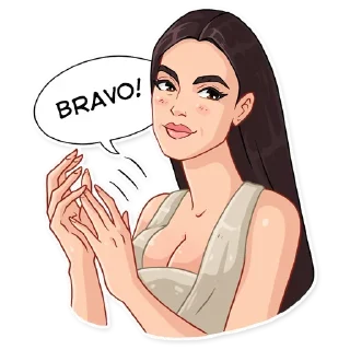 👏-Girls Stickers, Telegram Sticker