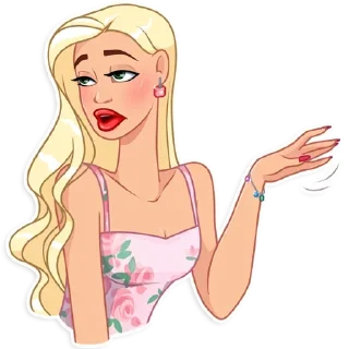 👋-Girls Stickers, Telegram Sticker