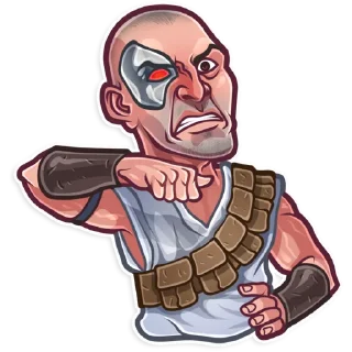 😡-Mortal Kombat, Telegram Sticker