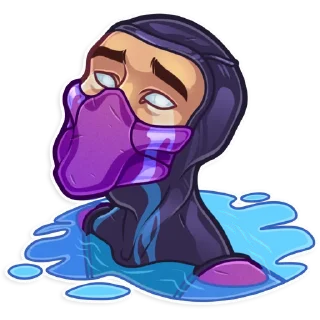 😭-Mortal Kombat, Telegram Sticker