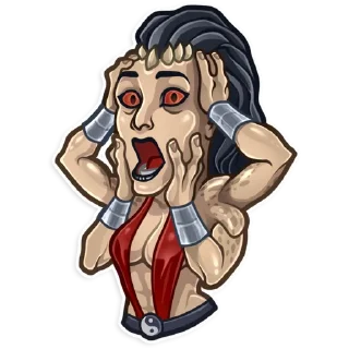 😨-Mortal Kombat, Telegram Sticker