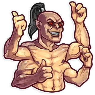 👍-Mortal Kombat, Telegram Sticker