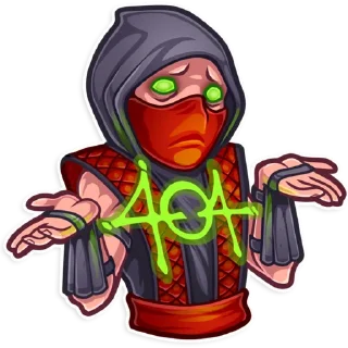 🤷‍♂️-Mortal Kombat, Telegram Sticker