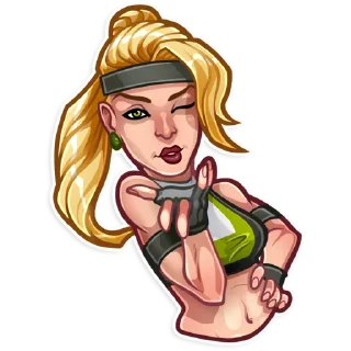 😘-Mortal Kombat, Telegram Sticker