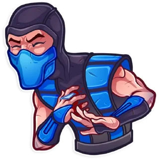 😖-Mortal Kombat, Telegram Sticker