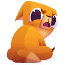 😕-Moka the Dog, Telegram Sticker