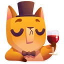 🍾-Moka the Dog, Telegram Sticker