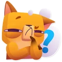 🤔-Moka the Dog, Telegram Sticker
