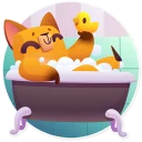 🚿-Moka the Dog, Telegram Sticker