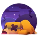 😲-Moka the Dog, Telegram Sticker