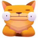 😐-Moka the Dog, Telegram Sticker