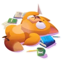 😪-Moka the Dog, Telegram Sticker
