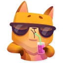 😎-Moka the Dog, Telegram Sticker