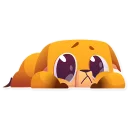 🙄-Moka the Dog, Telegram Sticker
