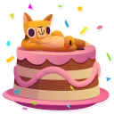 🍰-Moka the Dog, Telegram Sticker