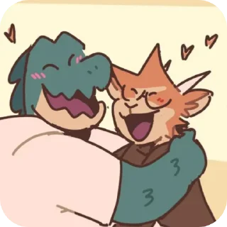 🥰-More Duncan & Eddie, Telegram Sticker
