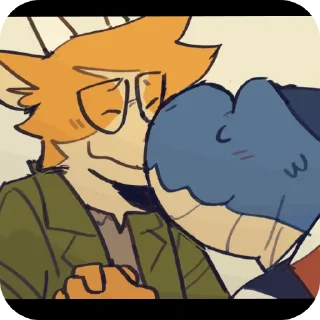😘-More Duncan & Eddie, Telegram Sticker