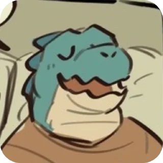 😌-More Duncan & Eddie, Telegram Sticker