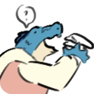 ❔-More Duncan & Eddie, Telegram Sticker
