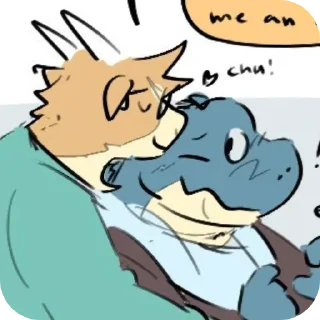 😙-More Duncan & Eddie, Telegram Sticker