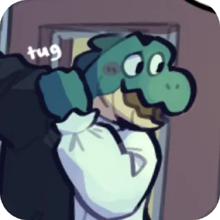 😌-More Duncan & Eddie, Telegram Sticker