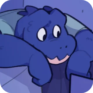 😌-More Duncan & Eddie, Telegram Sticker