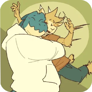 🥰-More Duncan & Eddie, Telegram Sticker