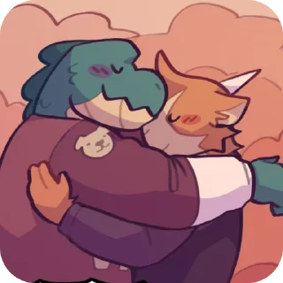 🥰-More Duncan & Eddie, Telegram Sticker
