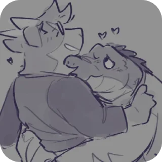 🥰-More Duncan & Eddie, Telegram Sticker