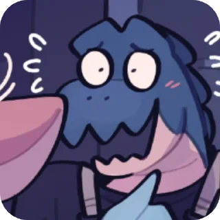 😳-More Duncan & Eddie, Telegram Sticker