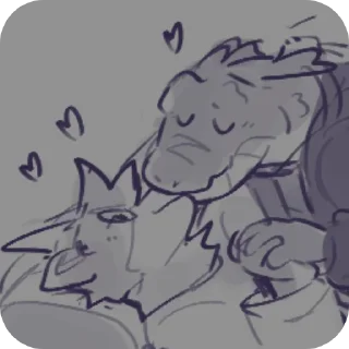😚-More Duncan & Eddie, Telegram Sticker