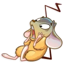 😨-Arno the Mouse, Telegram Sticker